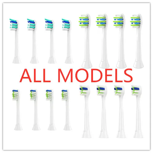 

8pcs Electric Replacement Toothbrush Heads for Philips Sonicare DiamondClean Intercare plaque control mini HX6007 HX6064