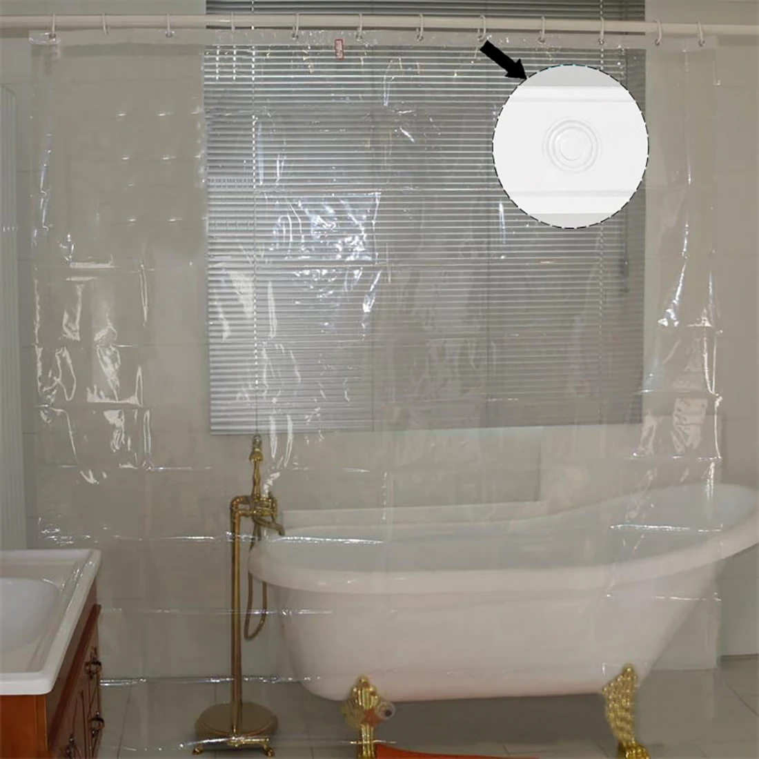 Transparent mehltau proofing Dusche Vorhang Wasserdicht Bad Vorhang Bad Produkte Hause Handelswaren Transparent mehltau proofing Dusche Vorhang Wasserdicht Bad Vorhang Bad Produkte Hause Handelswaren