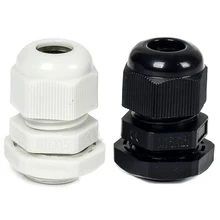 10 шт. PG7 PG9 PG11 кабельный ввод Водонепроницаемый Кабельный сальник Разъем Нейлон Пластик PG7 для 3-6,5 мм провода кабель