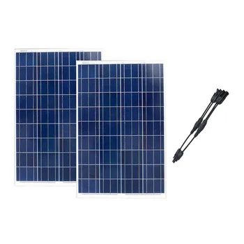 

2 Pcs Placas Solares 12v 100W Baterias Solar 12V Panneau Solaire Telephone Mairne Camping Car Caravane Solar System For Home