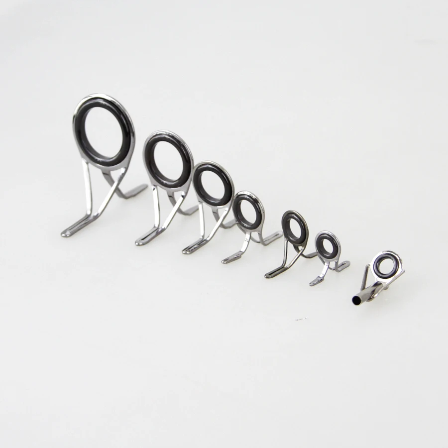 Buy 7pcs Fishing Rod Guides Ring Tip Repair Kit