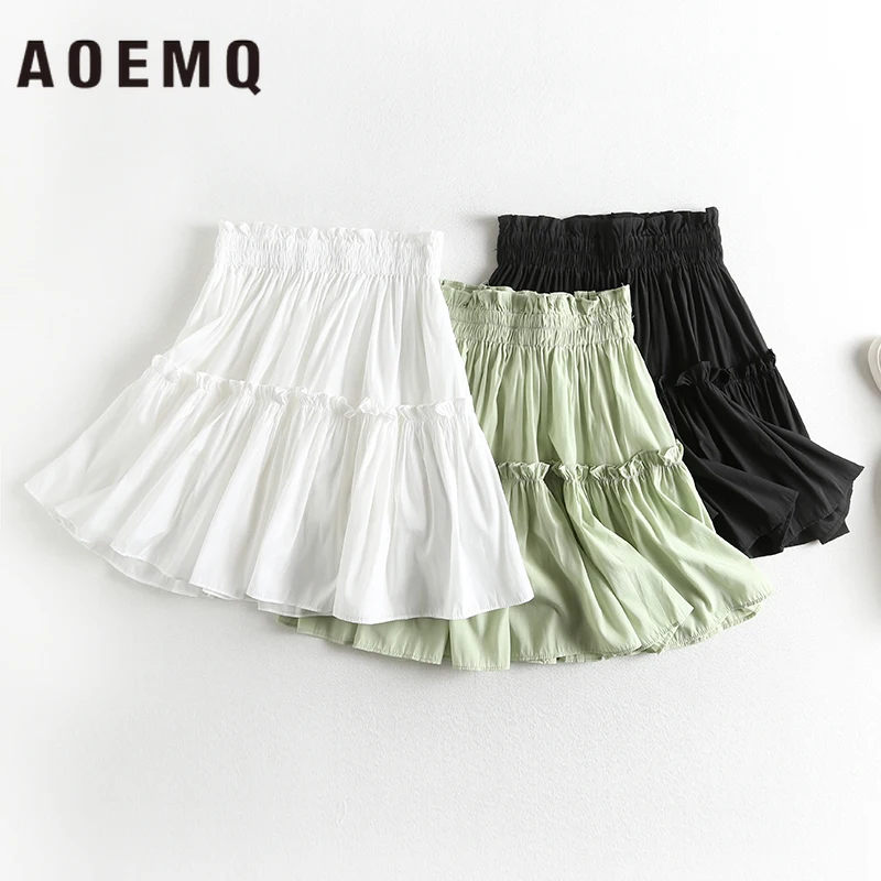 779.07 руб. 40% СКИДКА|AOEMQ модные мини юбки горячая лето Твердые драпированные Кружева Сладкий стиль юбки Друзья День Рождения Вечеринка ночной бар одежда для женщин-in Юбки from Женская одежда on Aliexpress.com | Alibaba Group