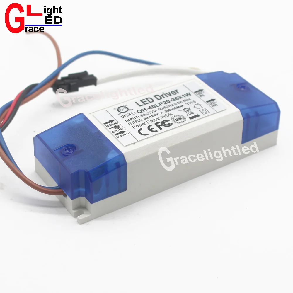 Светодиодный драйвер переменного тока 85 277 В 20 Вт 30 36 1 шт.|36w led driver|led driverled driver 36w |