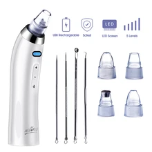 Пор вакуумная Набор для лица косметический аппарат для удаления черных точек полоски для пятна, точки поры, акне от угревой сыпи инструмент для вытяжки точка Noir инструменты USB чистящие средства