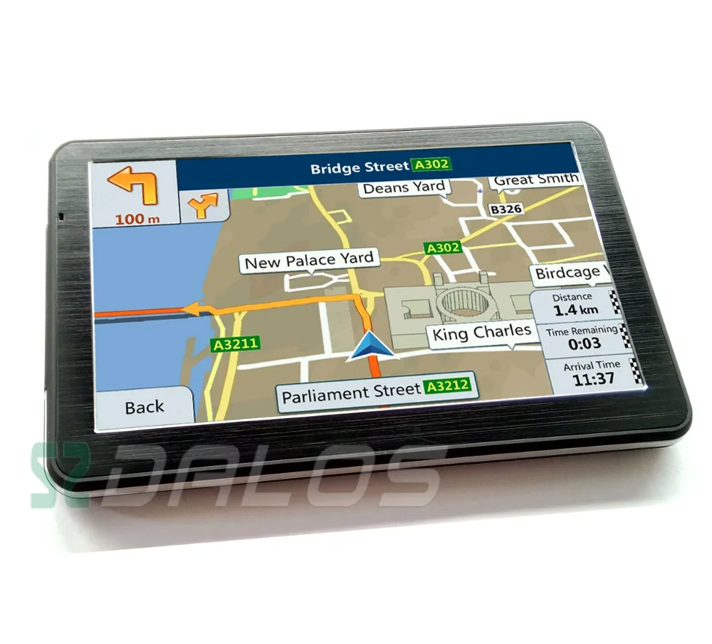 Портативный автомобильный gps навигатор 7 дюймов GPS PND новые карты для Европы