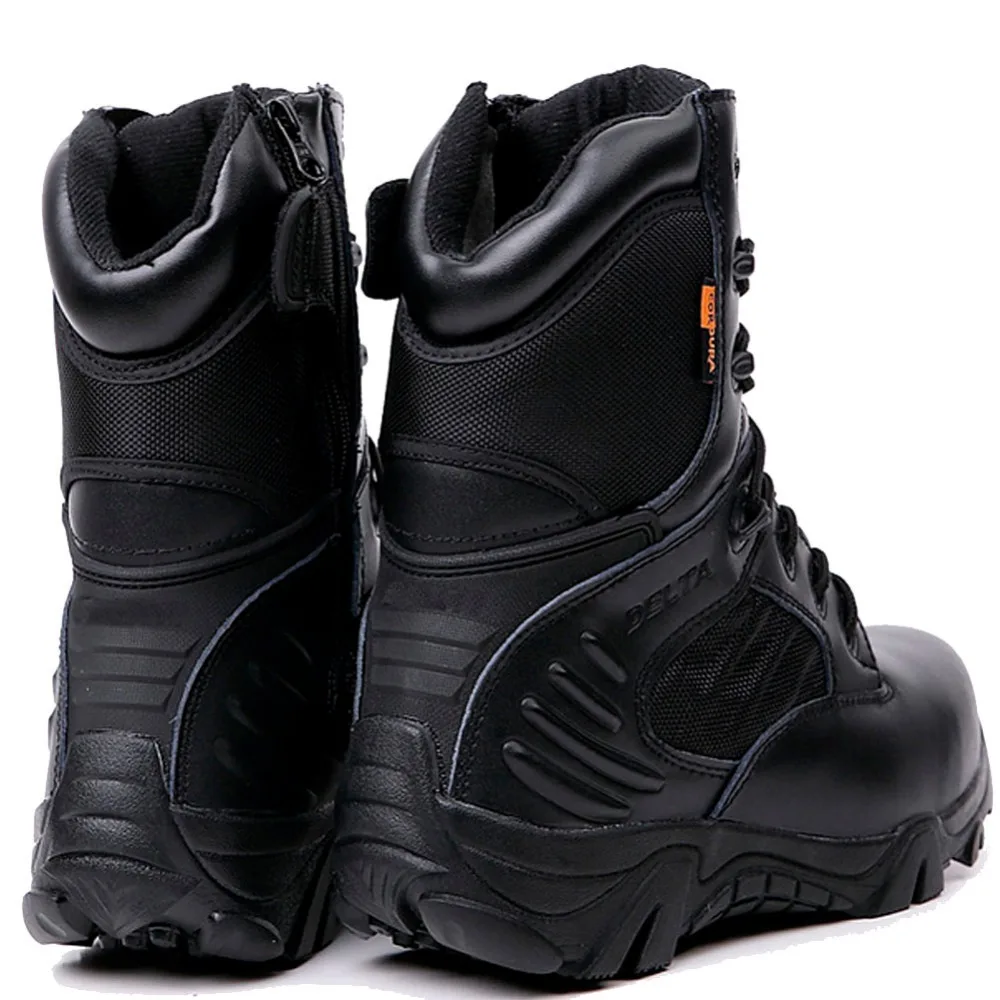 Зимние мужские военные ботинки; кожаная защитная обувь для работы в пустыне; Тактические ботильоны; мужские армейские ботинки; Tacticos Zapatos