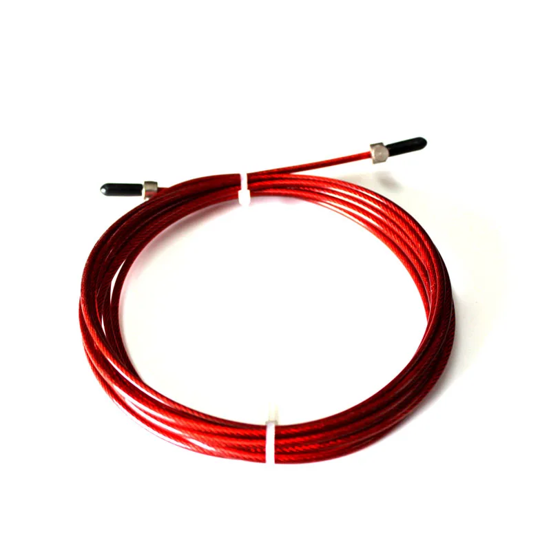 Fitcoach Fitness Cable for Jump Rope-2.5mm Diameter/3M Long Stainless Steel Ultra Speed Replacement Jump Rope Cable with PU fo