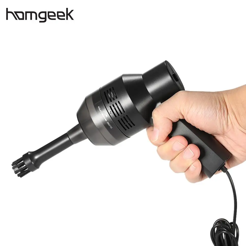 

Homgeek Portable Mini USB Vacuum Cleaner Computer Dust Collector Cleaner for Pet Car Laptop Keyboard Camera Phone