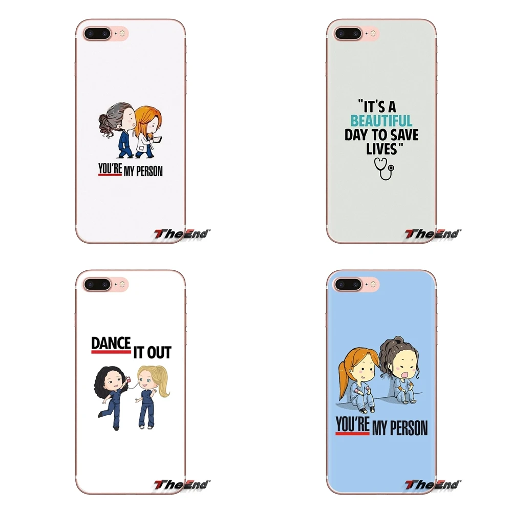 For Oneplus 3T 5T 6T Nokia 2 3 5 6 8 9 230 3310 2.1 3.1 5.1 7 Plus 2017 2018 Greys Anatomy You're My Person Silicone Phone Cover |