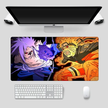 

Domineering Duel Naruto Anime Mouse Pad Large Locking Edge PC Gaming MousePad Best Cool Desk Computer Keyboard Mouse Mat