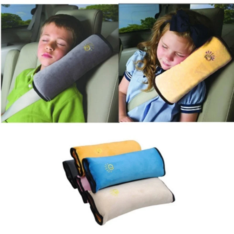 

Soft Kids Car Auto Safety Seat Belt Vehicle Harness Shoulder Pad Cover Children Protection Cushion Support Pillow For Boys Girls