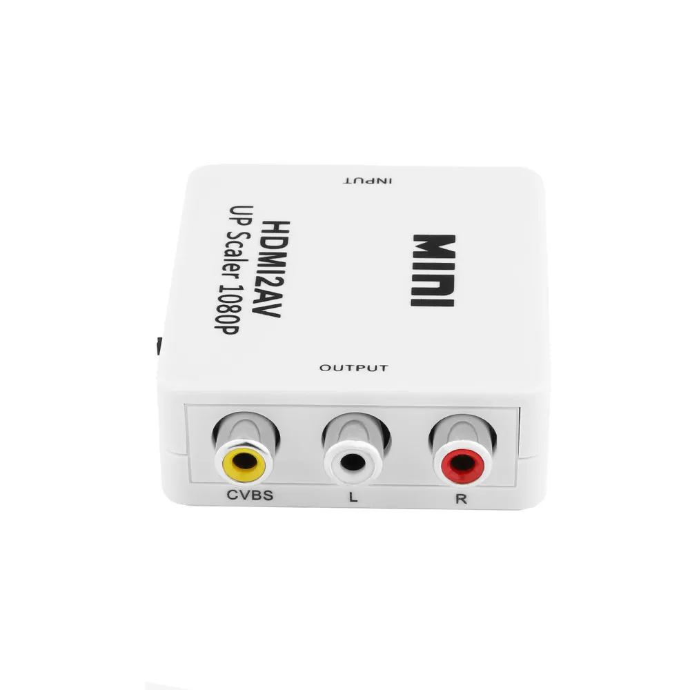 HDMI в AV RCA конвертер адаптер NTSC/PAL HDMI2AV AV/CVSB L/R видео конвертер коробка композитный разъем для ТВ DVD