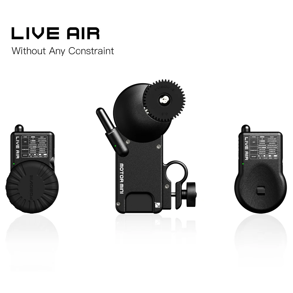 PDMOVIE LIVE AIR PDL-AF и PDL-AZ Bluetooth Беспроводная система непрерывного изменения фокусировки для Gimbal или SLR "купить LIVE AIR получить RIG AIR free"