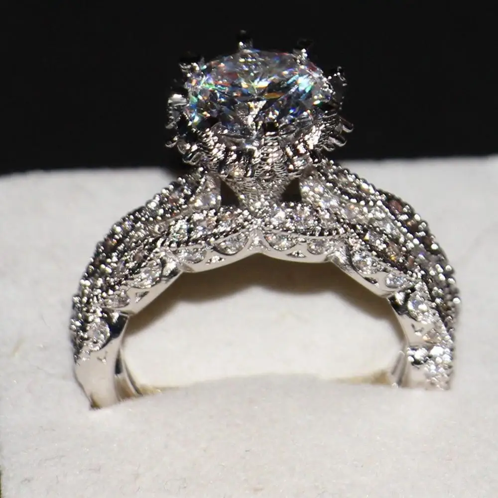 victoria wieck luxury jewelry diamonique 925 sterling silver wedding aaa cz stones women bridal women ring - Diamonique Wedding Rings victoria wieck luxury jewelry diamonique 925 sterling silver wedding aaa cz stones women bridal women ring - Diamonique Wedding Rings