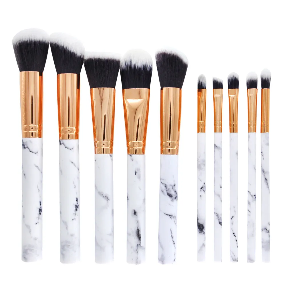 

OutTop Makeup 10 PCS Makeup Brush Set Tool Professional Make-up Face Eye Shadow Eyeliner Foundation Blush Brushes 2018 DEC 04