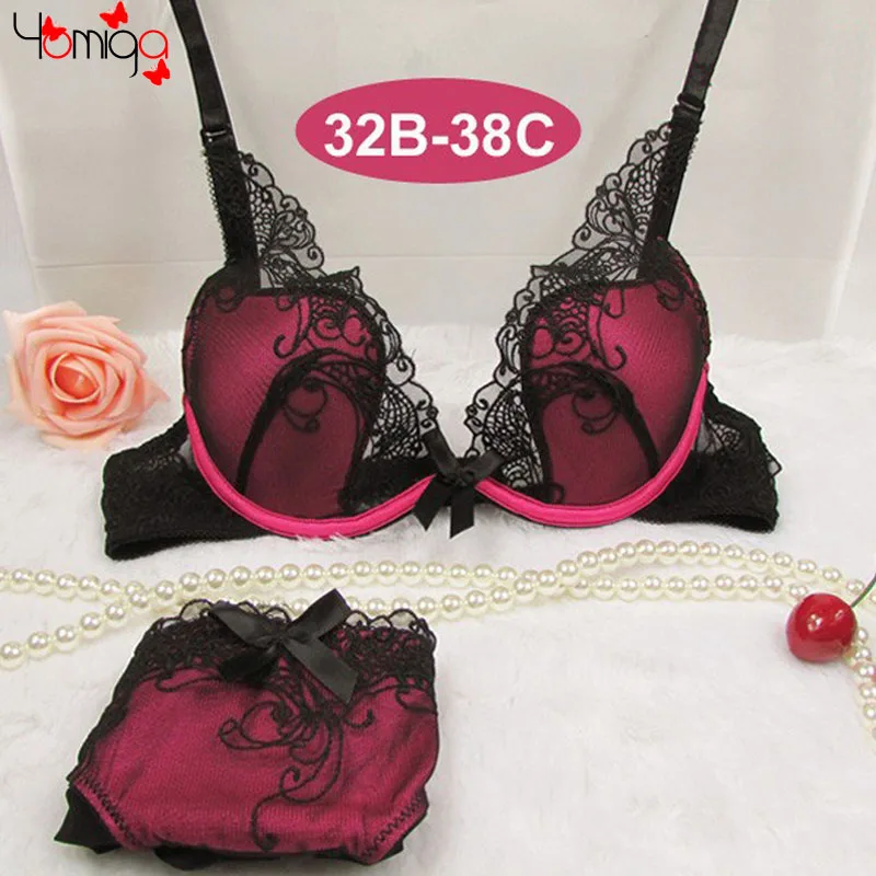 Hot summer women lace bralette intimates cheap matching embroidery