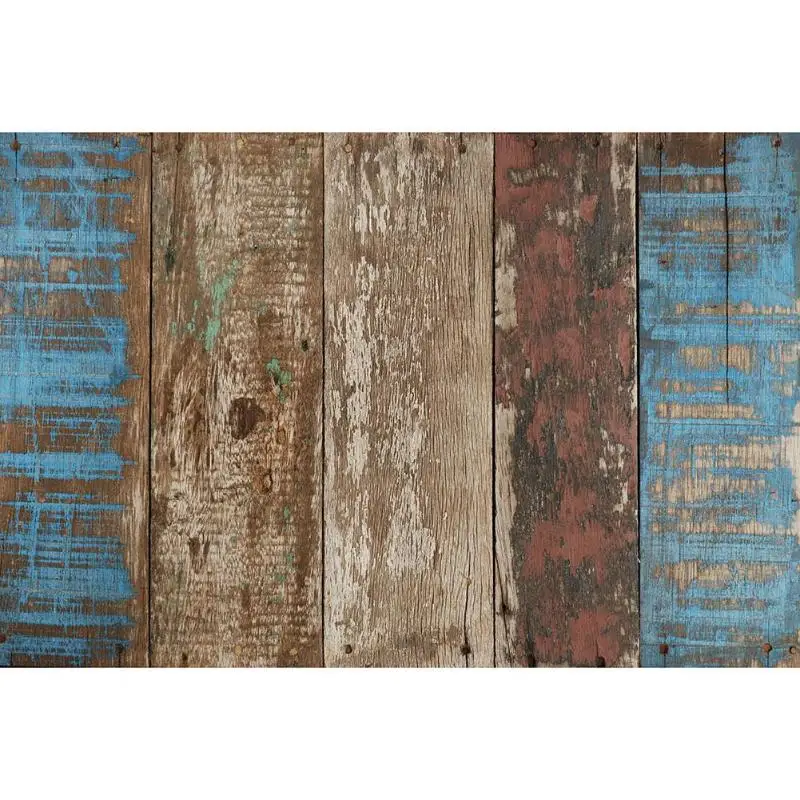 

ALLOYSEED Retro Wooden Board Planks Texture Photography Background Cloth Photo Studio Video Photographic Backdrop Props For Food