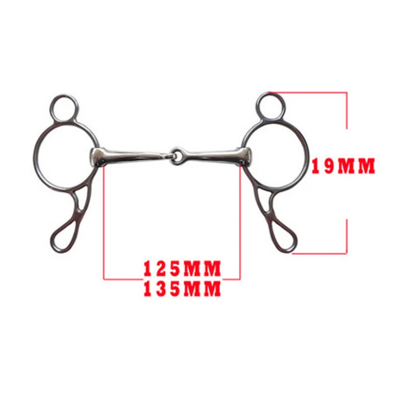 Нержавеющая сталь бит лошадь 125/135 мм Cavalo уход протектор Paarden мундштук Конный Трензель удила Верховая езда оборудование