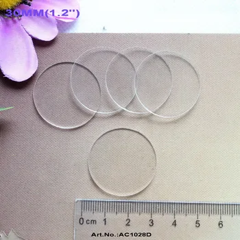 

16/25/30/38/50mm No hole Disc Blank Clear Acrylic Circle Pendants Wedding Disk Key Chain Laser Cut Eco-Friendly -AC1046
