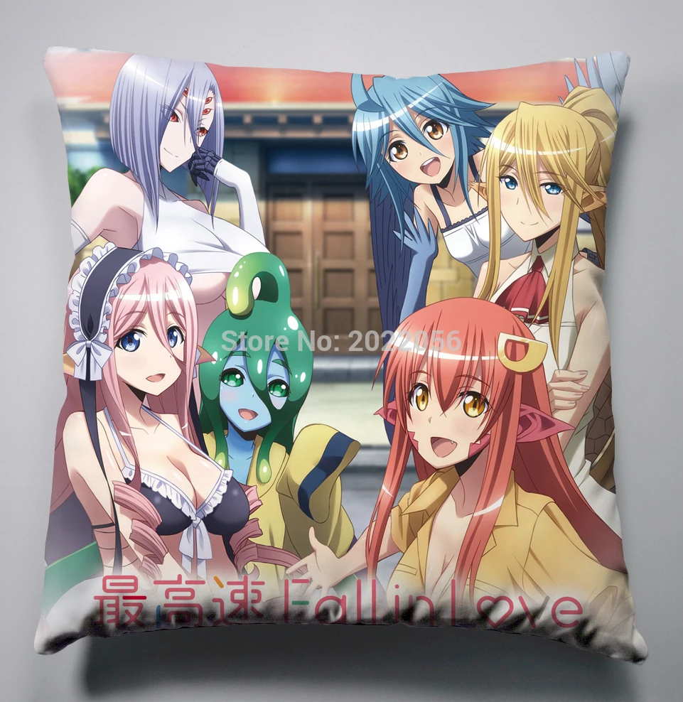 

Anime Manga Monster Musume no Iru Nichijou Pillow 40x40cm Pillow Case Cover Seat Bedding Cushion 004