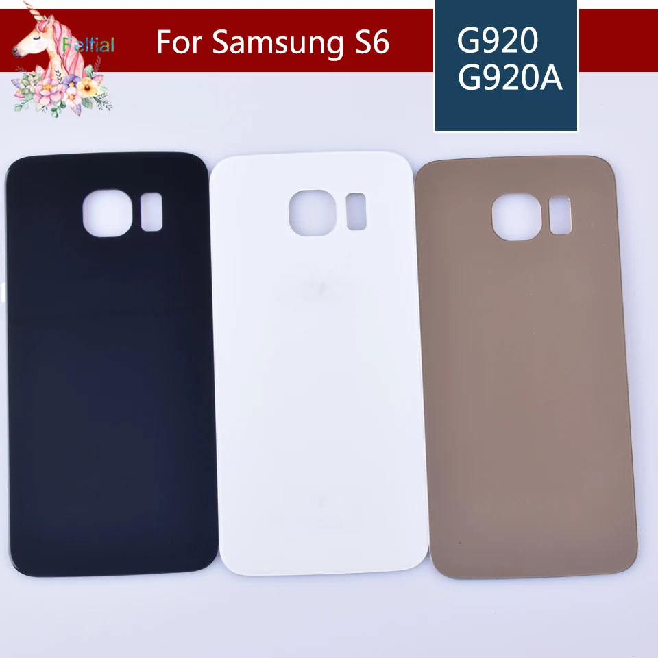 Крышка батарейного отсека для Samsung Galaxy S6 G920 G920A Edge G925 G925A G928 G928A | Мобильные телефоны