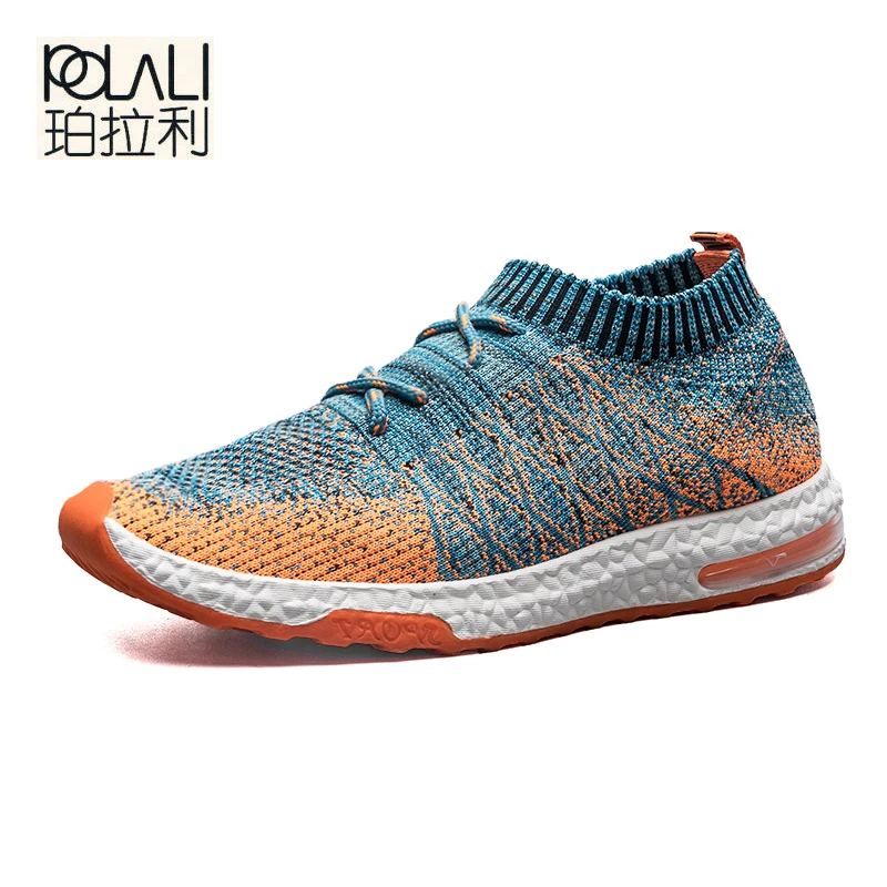 POLALI Breathable Mesh Summer Men Casual Shoes Slip On Male Fashion Footwear Slipon Walking Unisex Couples Shoes Mens Colorful