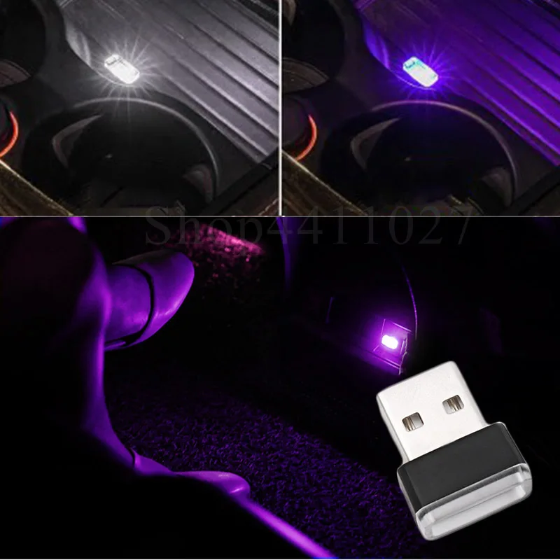 USB светодиодный светильник, автомобильная атмосферная декоративная лампа, аксессуары для Ford kuga fiesta focus mondeo mk1 mk2 mk3 mk4 st ranger c max 2 3