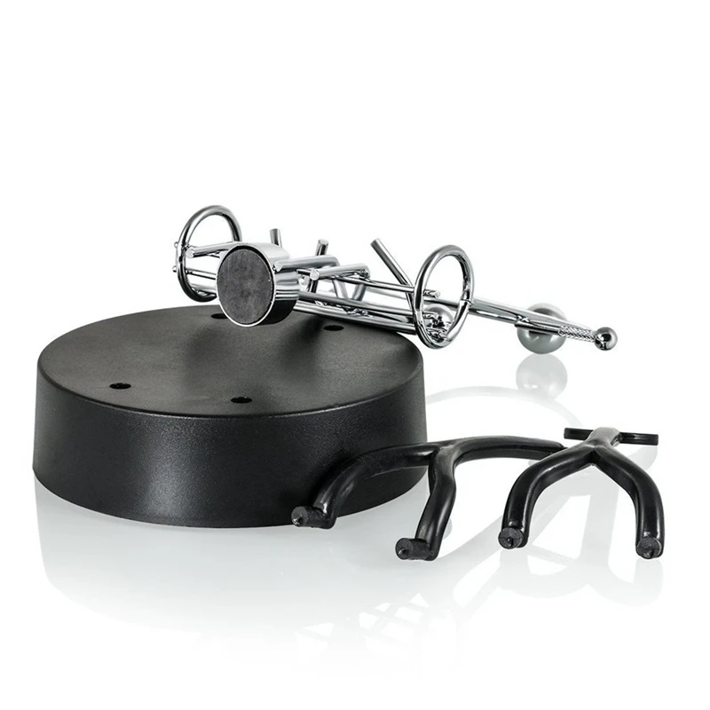  New Stainless Steel Frame Family 3 Members Swings Sculpture Model Perpetual Motion Balance Toy Newt