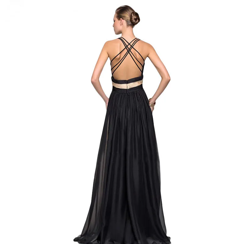 Northern Wall summer dress women 2018 Colorblock Sexy Dress Halter Sleeveless long dress Vest Bandage Chiffon dress elegant Northern Wall summer dress women 2018 Colorblock Sexy Dress Halter Sleeveless long dress Vest Bandage Chiffon dress elegant