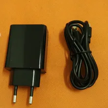 2.0A зарядное устройство для путешествий ЕС штекер адаптер+ USB кабель для Doogee T6 5,5 дюймов MTK6735P четырехъядерный
