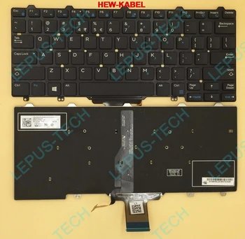 

Original US keyboard for DELL Latitude 13 7350 7450 3340 3350 keyboard with backlight 9Z.NB2BC.A01 NSK-LKABC 01
