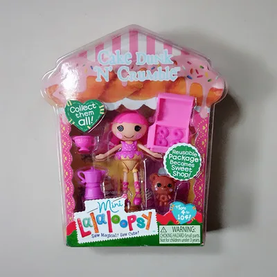 Новые игрушки Мини Lalaloopsy Кукла Коллекция модная фигурка игрушки куклы для детей девочки рождественские подарки - Цвет: Темно-синий