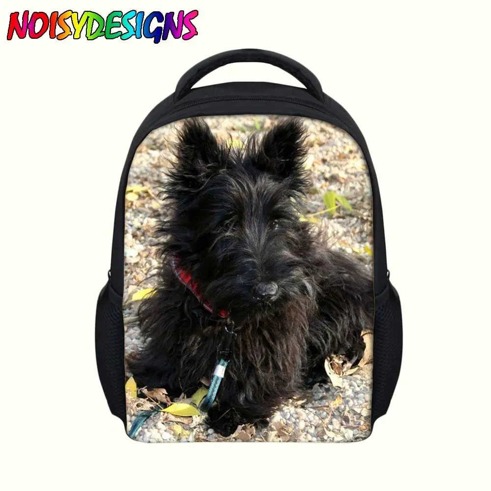School Bags For Boys School Backpacks Child Scotty dogs Book bag Kids Shoulder Bag Satchel Knapsack Dog Pattern Travel bagpack