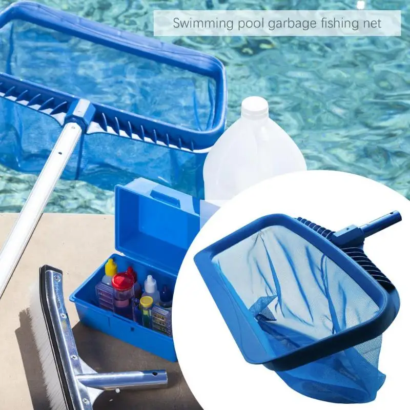 TOPINCN Pool Rake Portable Swimming Pool Leaf Rake Deep Water Fine Mesh Fish Pond Net Cleaning Tool for Hot Tubs Spas and Fountains 