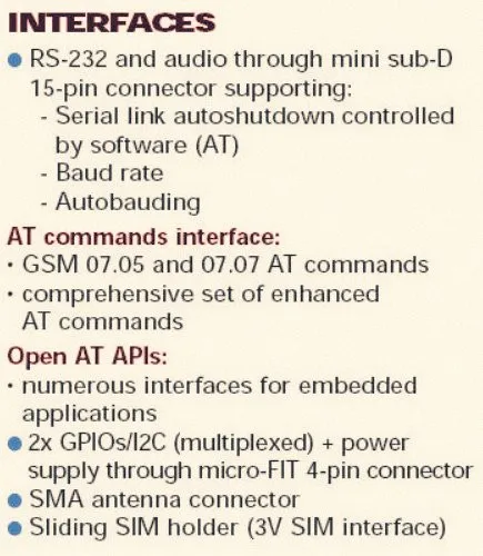 Wavecom fastrack M1306B GSM модем Q2406B RS232 Интерфейс M2M передачи данных открытого по команде