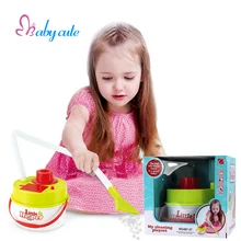 Дети ролевые игры пылесос модель дома набор чистящих средств Детские Ранние развивающие игрушки интерактивный Jouet лучший день рождения