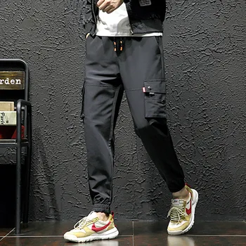 

Spring Winter Mens Cargo Pants Streetwear Workout Men Joggers Trousers Long Hip Hop Harem Running Pants Men Pantalon Cargo