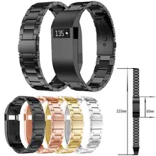 Нержавеющая сталь ремешок на запястье сменный Браслет для браслет FitBit Charge hr для смарт-часов новая система прямых поставок Апрель 4