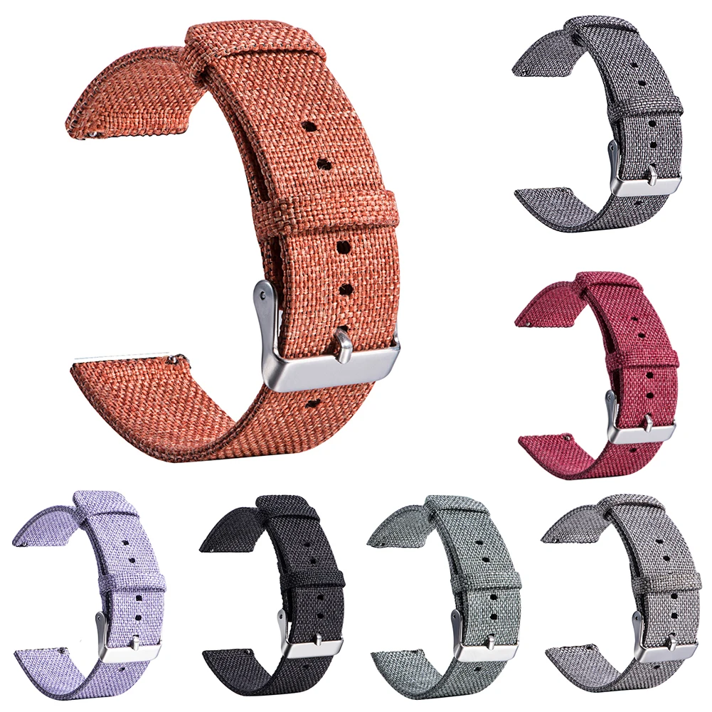 Регулируемый мягкий холщовый смарт Браслет для Fitbit Blaze 23 см 2019|Ремешки часов| |
