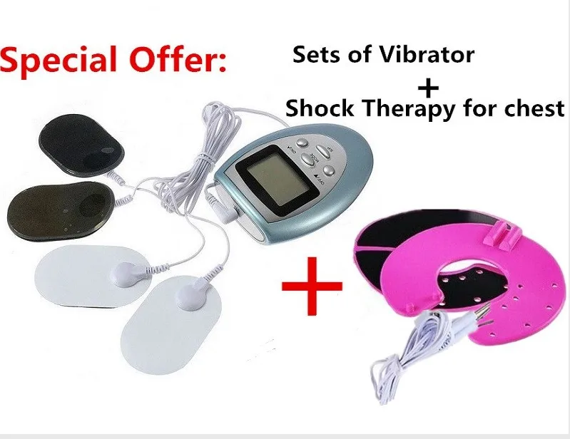 

free shipping 1PC Muscle Massager Slimming Electronic Pulse Burn Fat & Relaxation for Chest Breast Massager