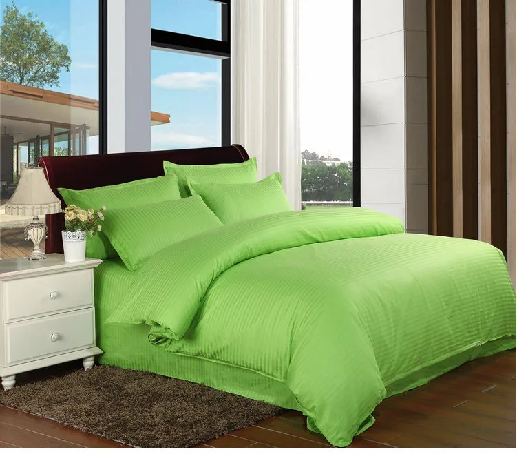 Cotton Satin striped bedding sets