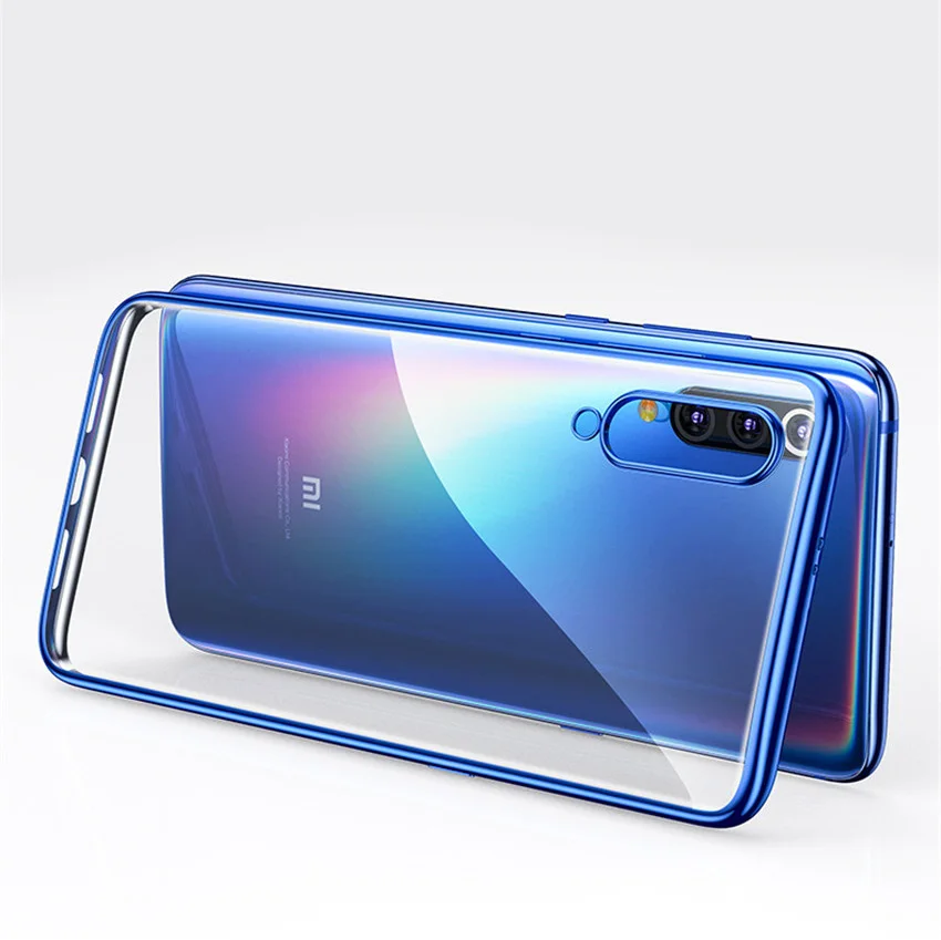 For Xiaomi Mi 9 Case 3D Laser Plating Bumper TPU Soft Clear Cover For Xiaomi Mi 9 SE Xiomi Mi9 Transparent Phone Cases (8)