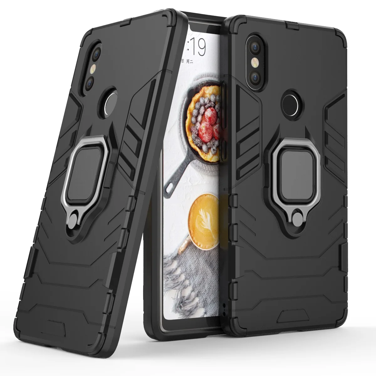 Чехол Deekite Armor для Xiaomi Mi9 с кольцом держатель чехол для Xiaomi MAX2, 3, Redmi6, Pocophone F1, Redmi Note7, Mi8, 9SE, Play, Mix2, 2 s