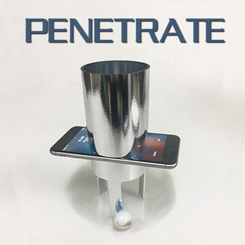 

Penetrate Ball Through Phone Magic Tricks Stage Magic Illusions Fun Vanishing Accessories Magia Toys Joke Classic
