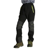 Зимние уличные спортивные флисовые штаны в стиле пэчворк для мальчиков и девочек, детские ветрозащитные флисовые тренировочные штаны для альпинизма и кемпинга