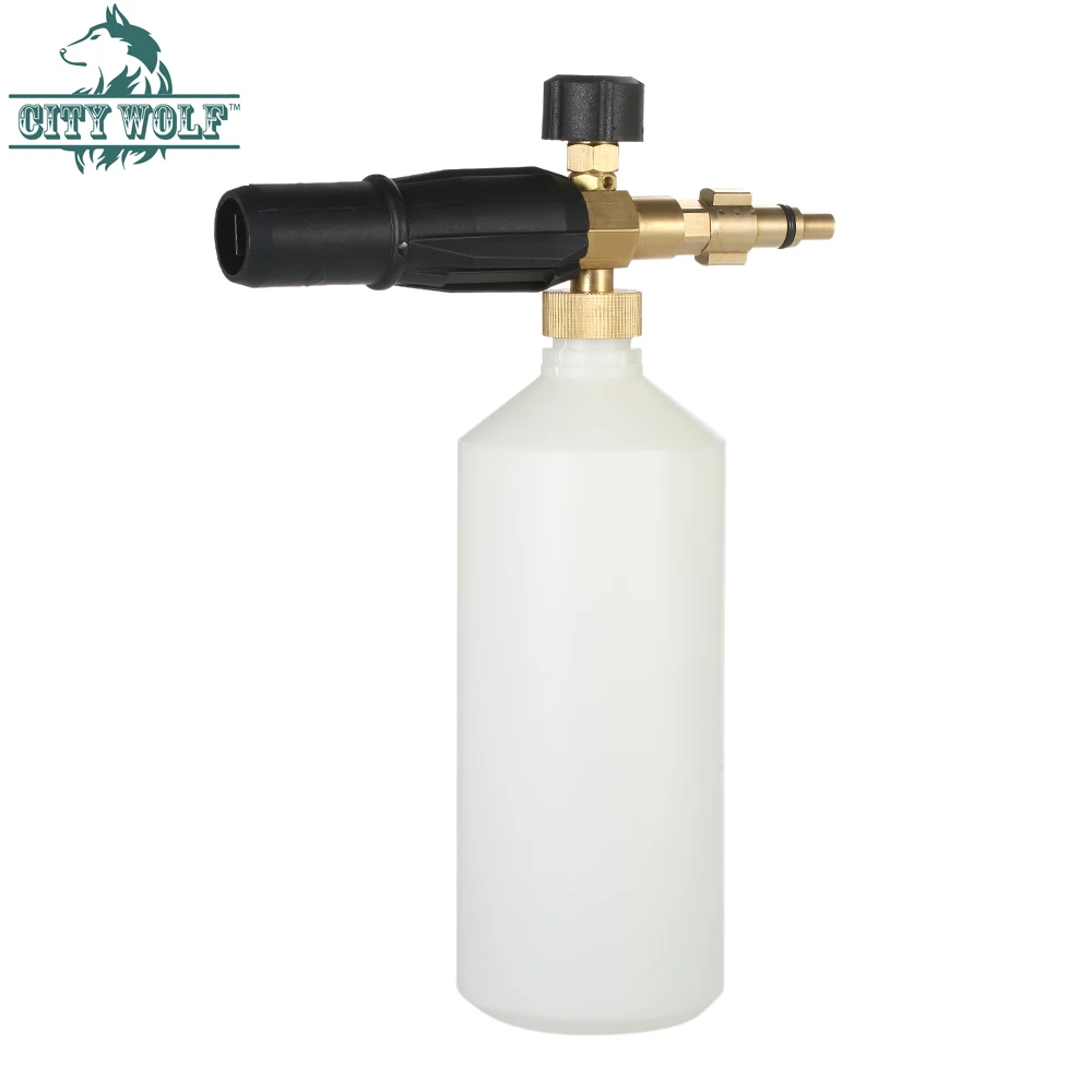 

City Wolf high pressure snow foam lance for Lavor Parkside Foreman Sterwins Hitachi Sorokin Copokin Hammer car washer accessory