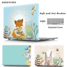 Жесткий чехол для ноутбука fox для MacBook Air Pro retina 11 12 13 15 13,3 чехол для macbook Air 13 A1932