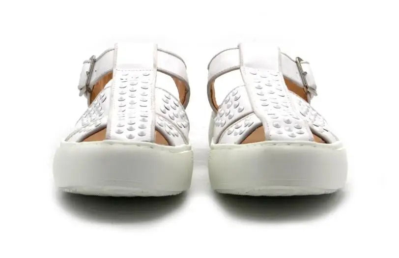 Summer leather sandals men's breathable rivet roman handmade men's shoes casual men sandals Summer leather sandals men's breathable rivet roman handmade men's shoes casual men sandals