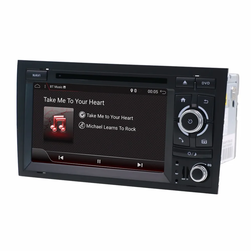 Flash Deal For Audi A4 Car DVD Player Android 9.0Car Multimedia Player 7inch Navigator with Wifi 3G BT Radio GPS Mirror link quad/octa core 2