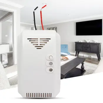 

12V Liquefied Gas Detector Sensor Alarm LPG Propane Combustible Gas Leak Alarm Detector for Home Alarm System Security
